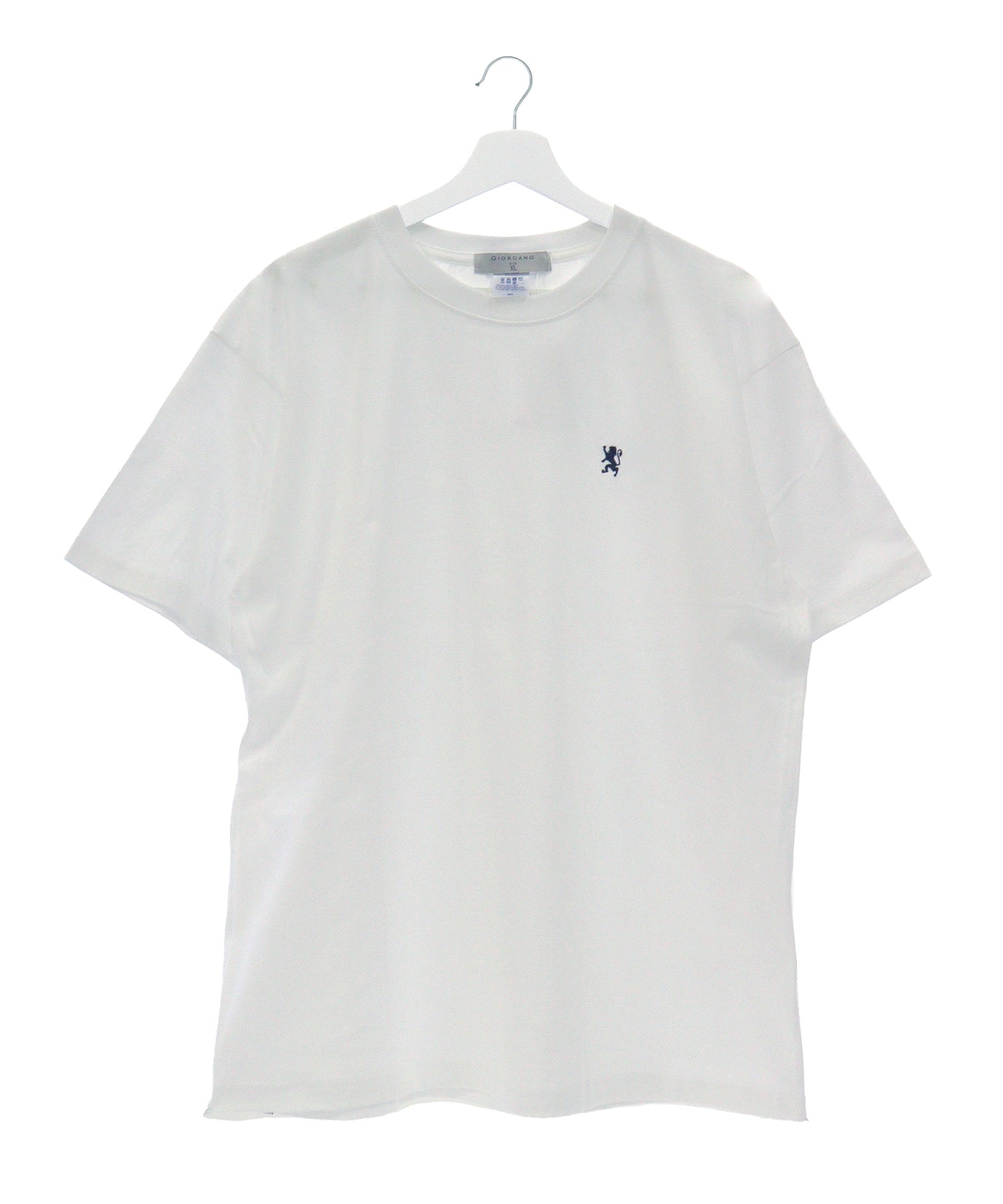 6.2oz スモールライオン刺繍Tシャツ