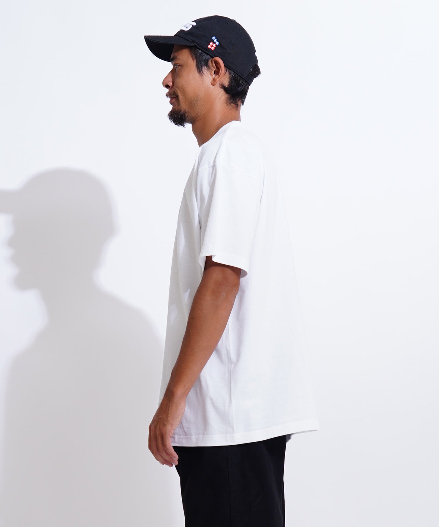 6.2oz スモールライオン刺繍Tシャツ