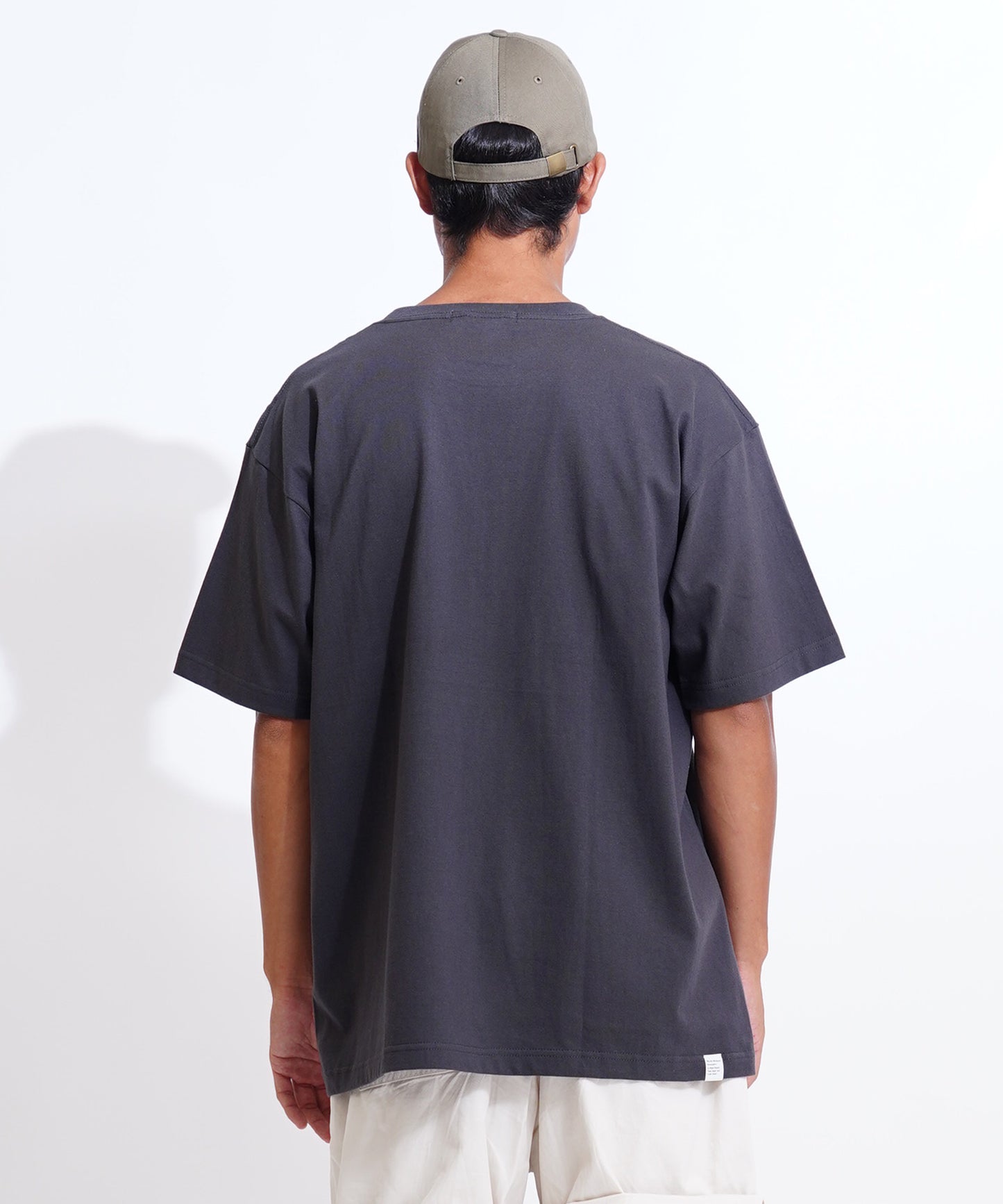 6.2oz スモールライオン刺繍Tシャツ
