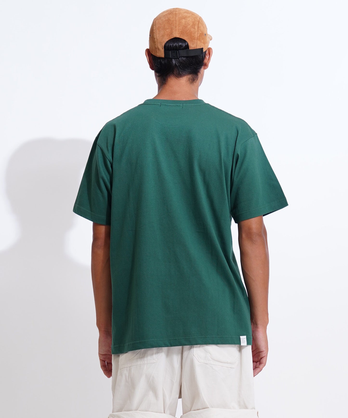6.2oz スモールライオン刺繍Tシャツ