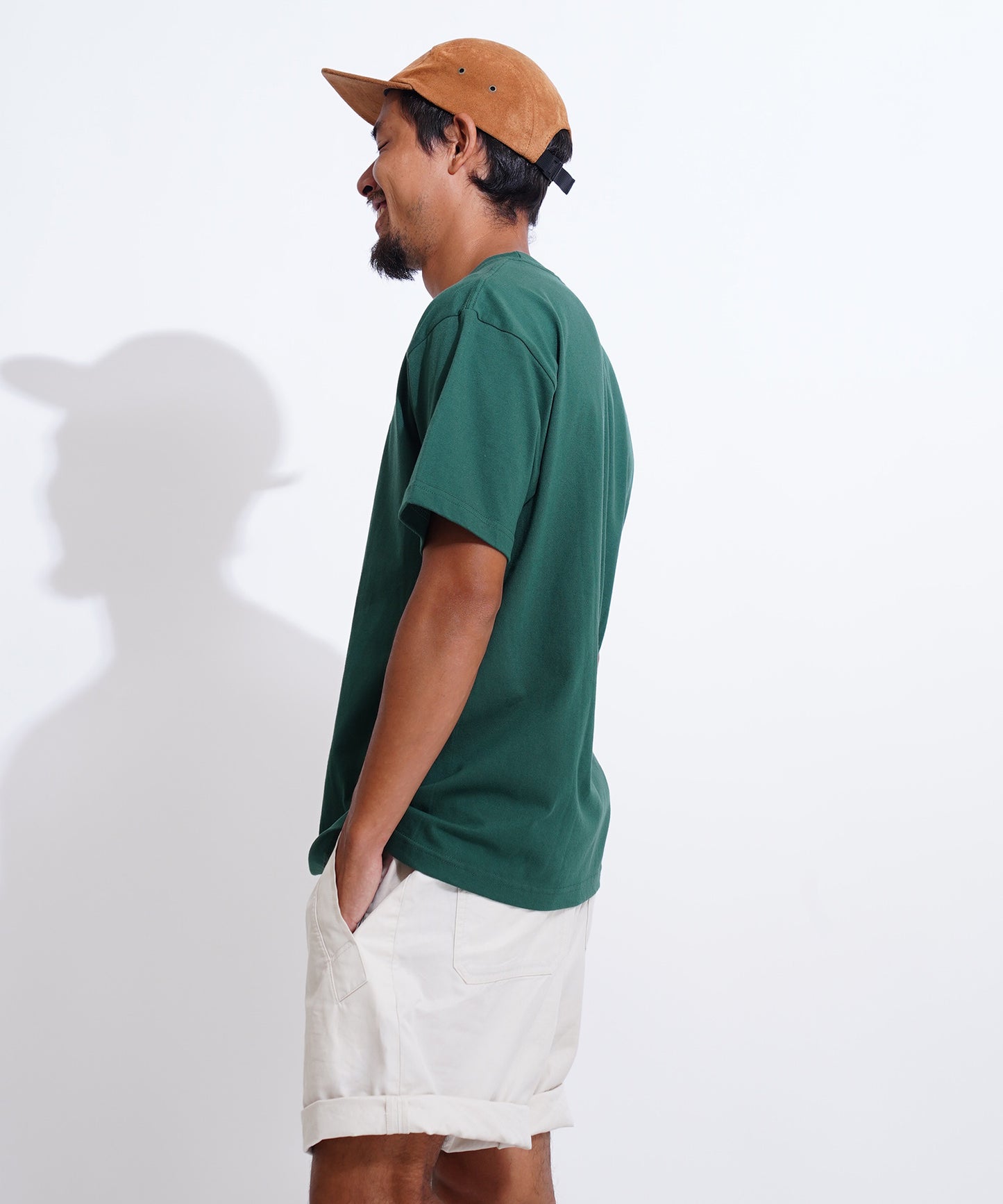 6.2oz スモールライオン刺繍Tシャツ