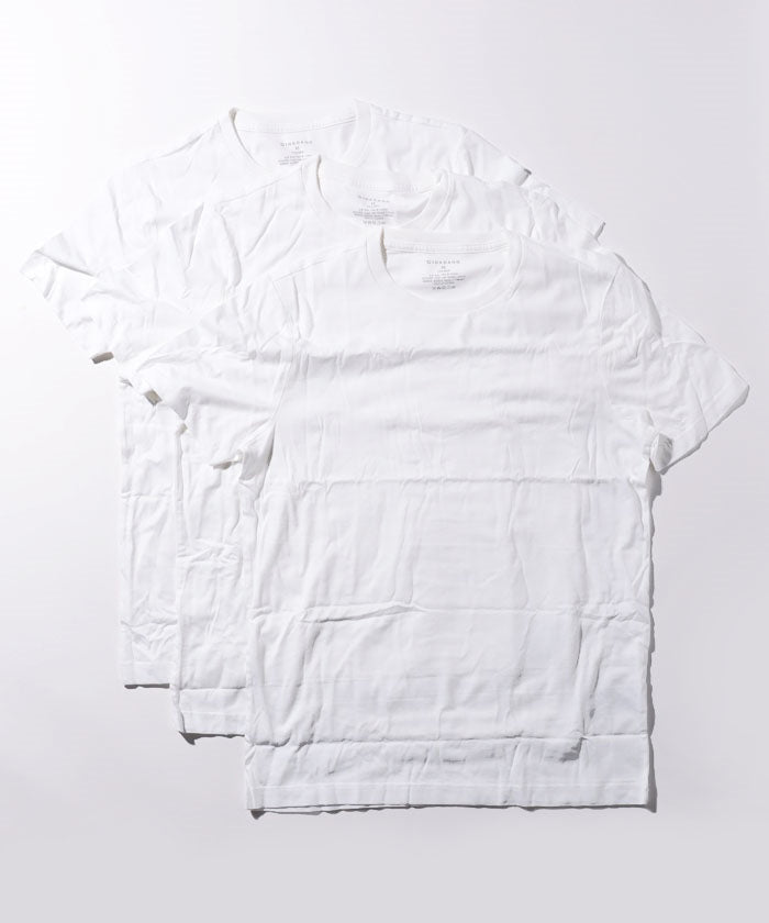 3パッククルーネック半袖Tシャツ
