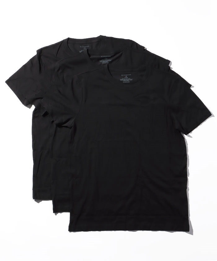 3パッククルーネック半袖Tシャツ