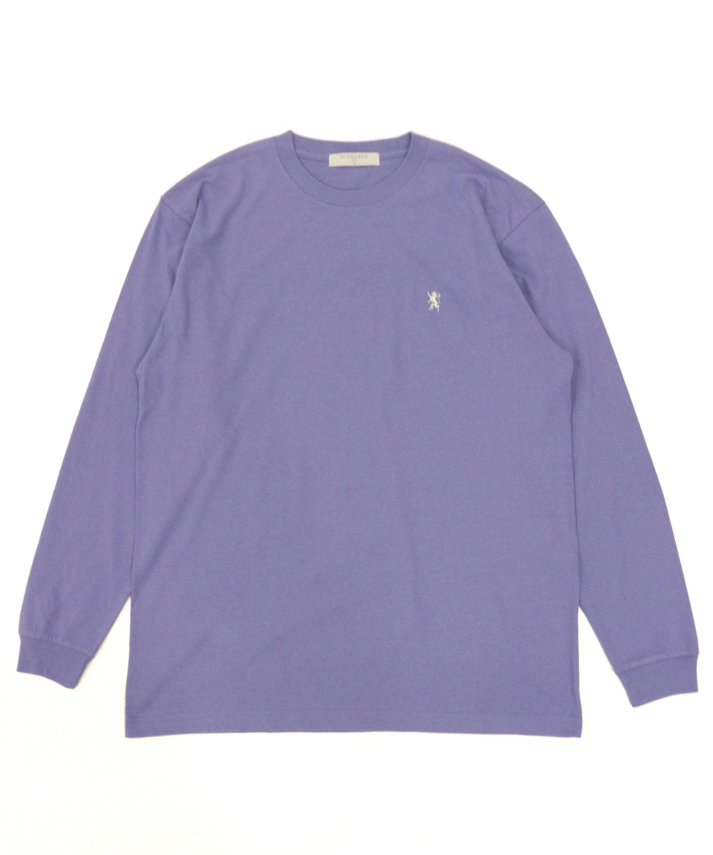スモールライオン刺繍ロングTシャツ(男女兼用)