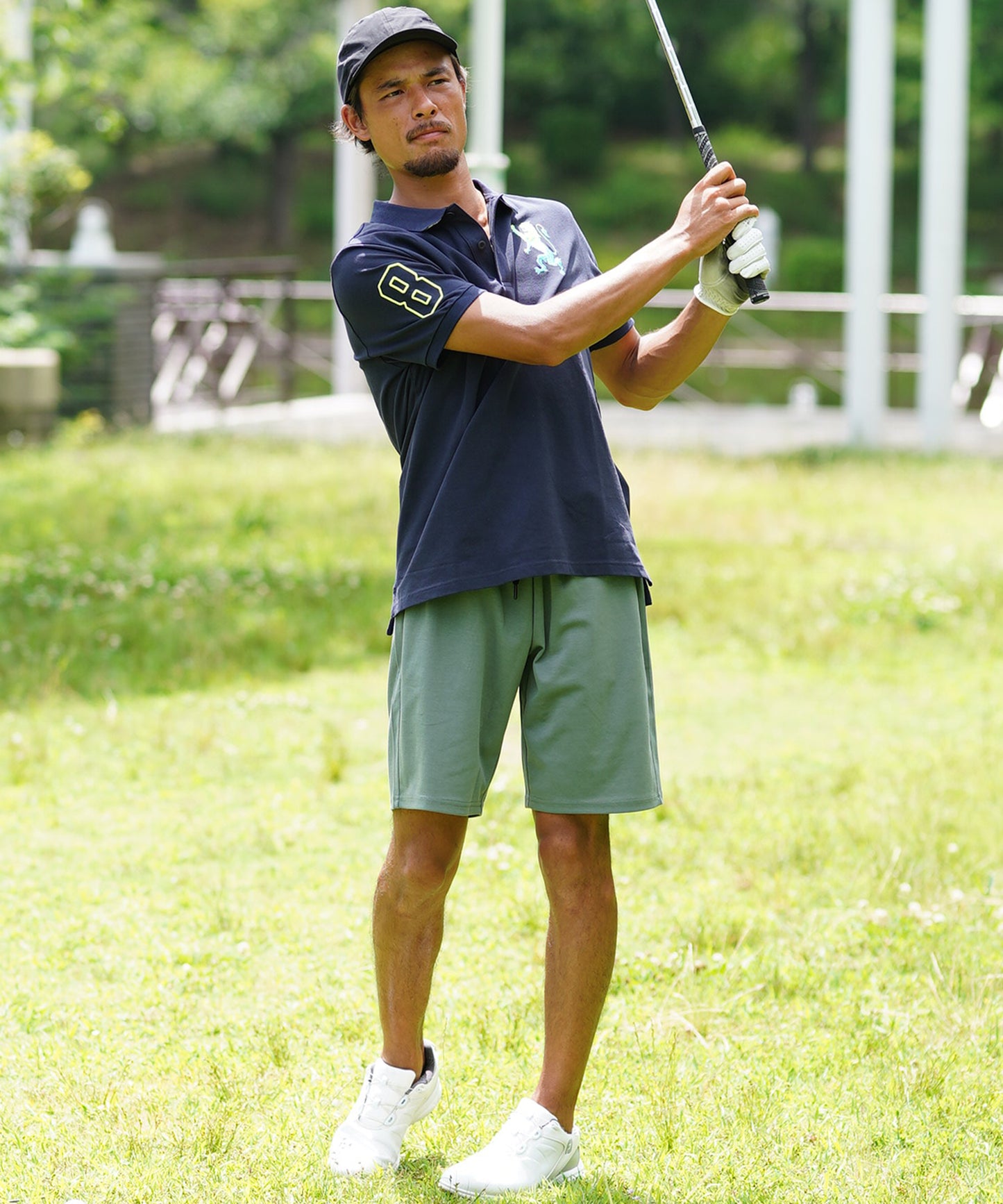 ダブルニットショートパンツ(接触冷感、抗菌加工)