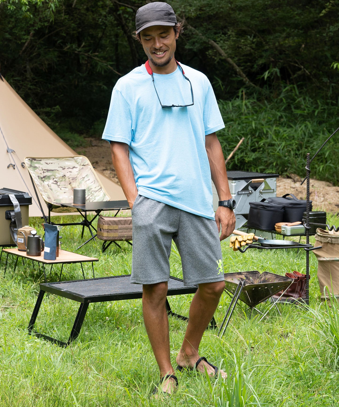 ベーシックコットンクルーネック半袖Tシャツ
