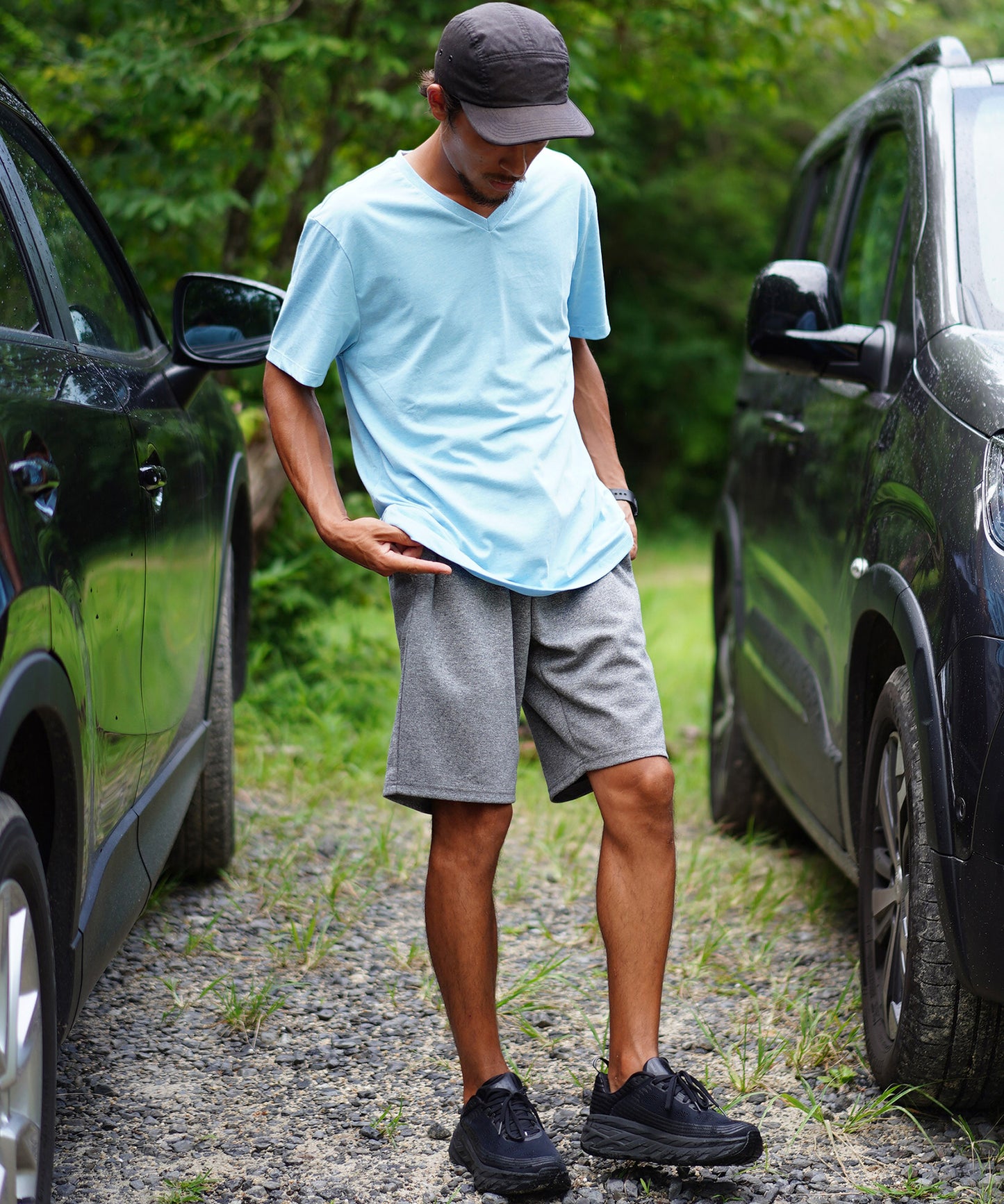 ダブルニットショートパンツ(接触冷感、抗菌加工)