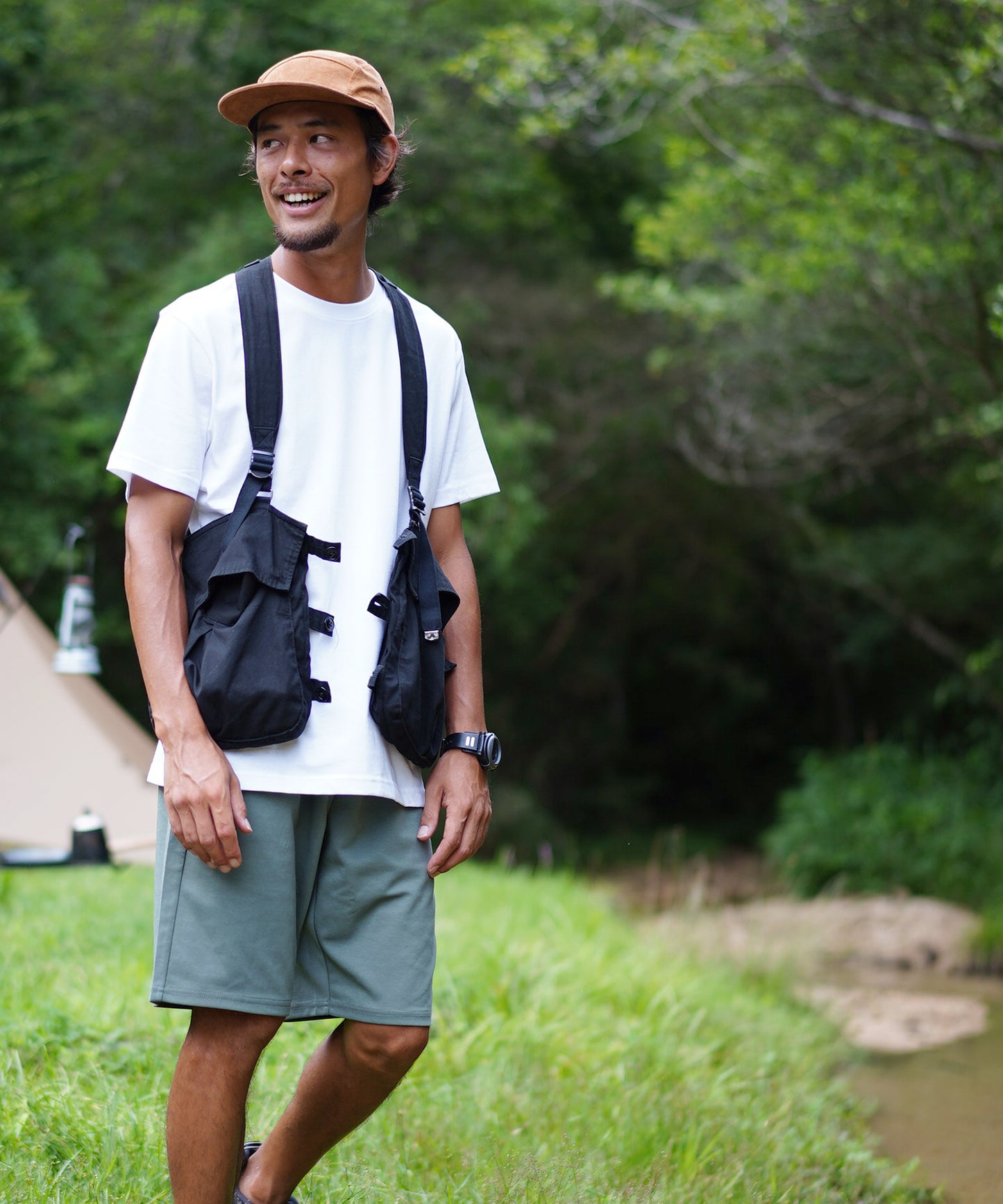 ベーシックコットンクルーネック半袖Tシャツ