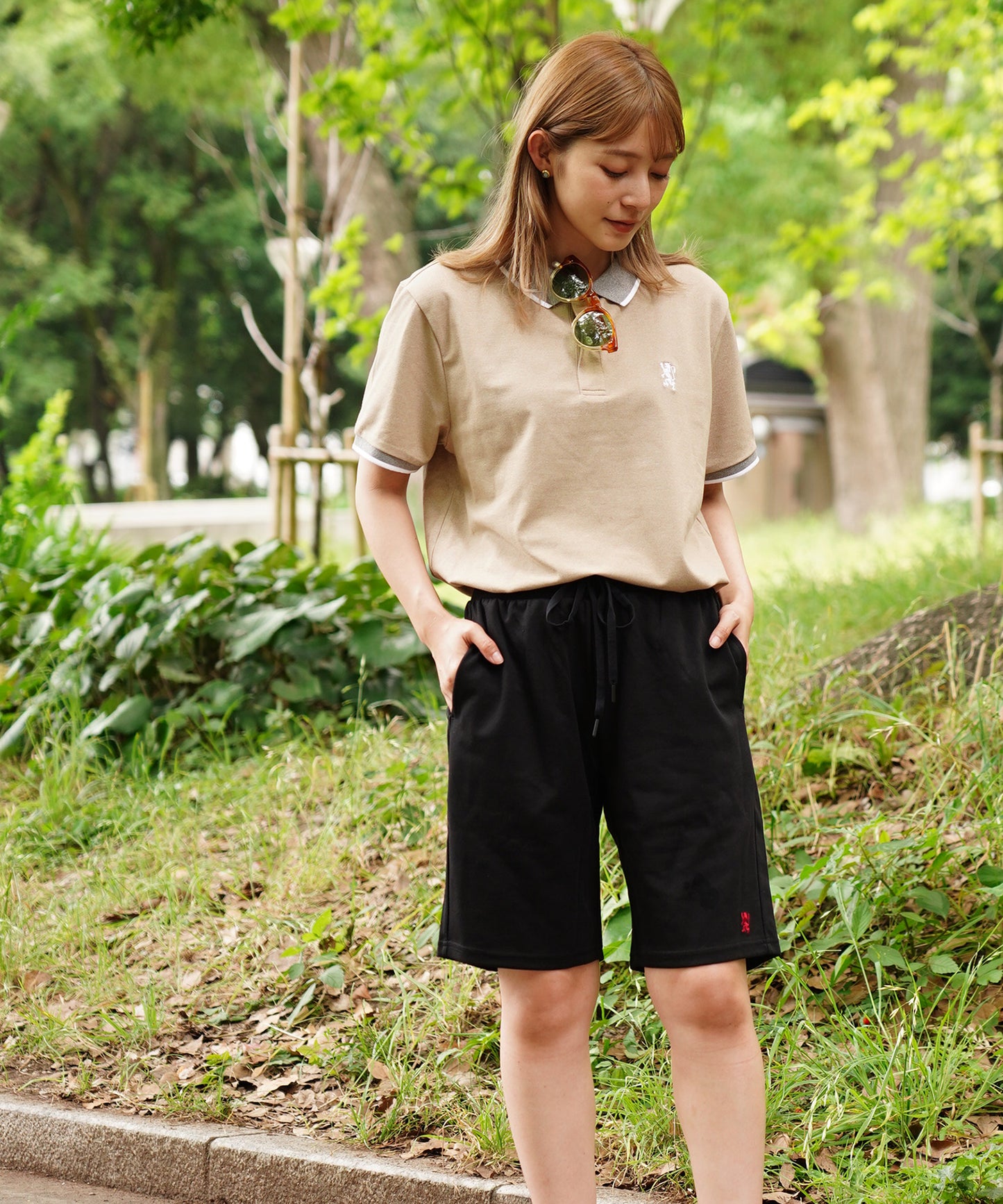 ダブルニットショートパンツ(接触冷感、抗菌加工)