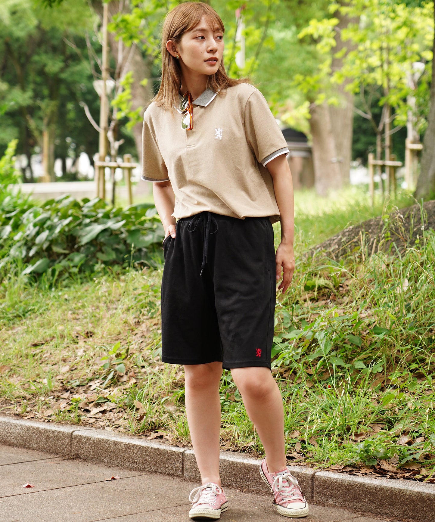 ダブルニットショートパンツ(接触冷感、抗菌加工)