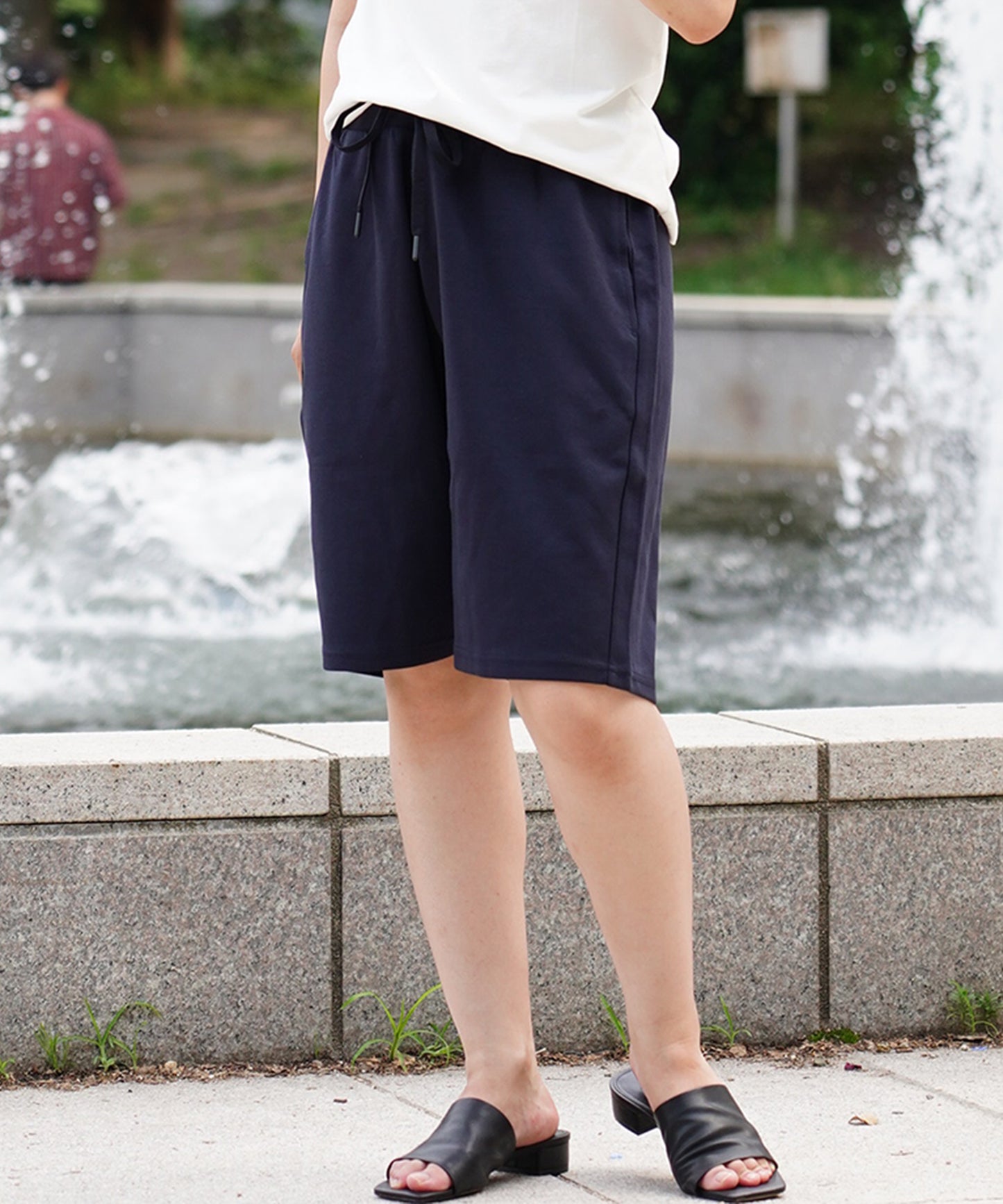 ダブルニットショートパンツ(接触冷感、抗菌加工)