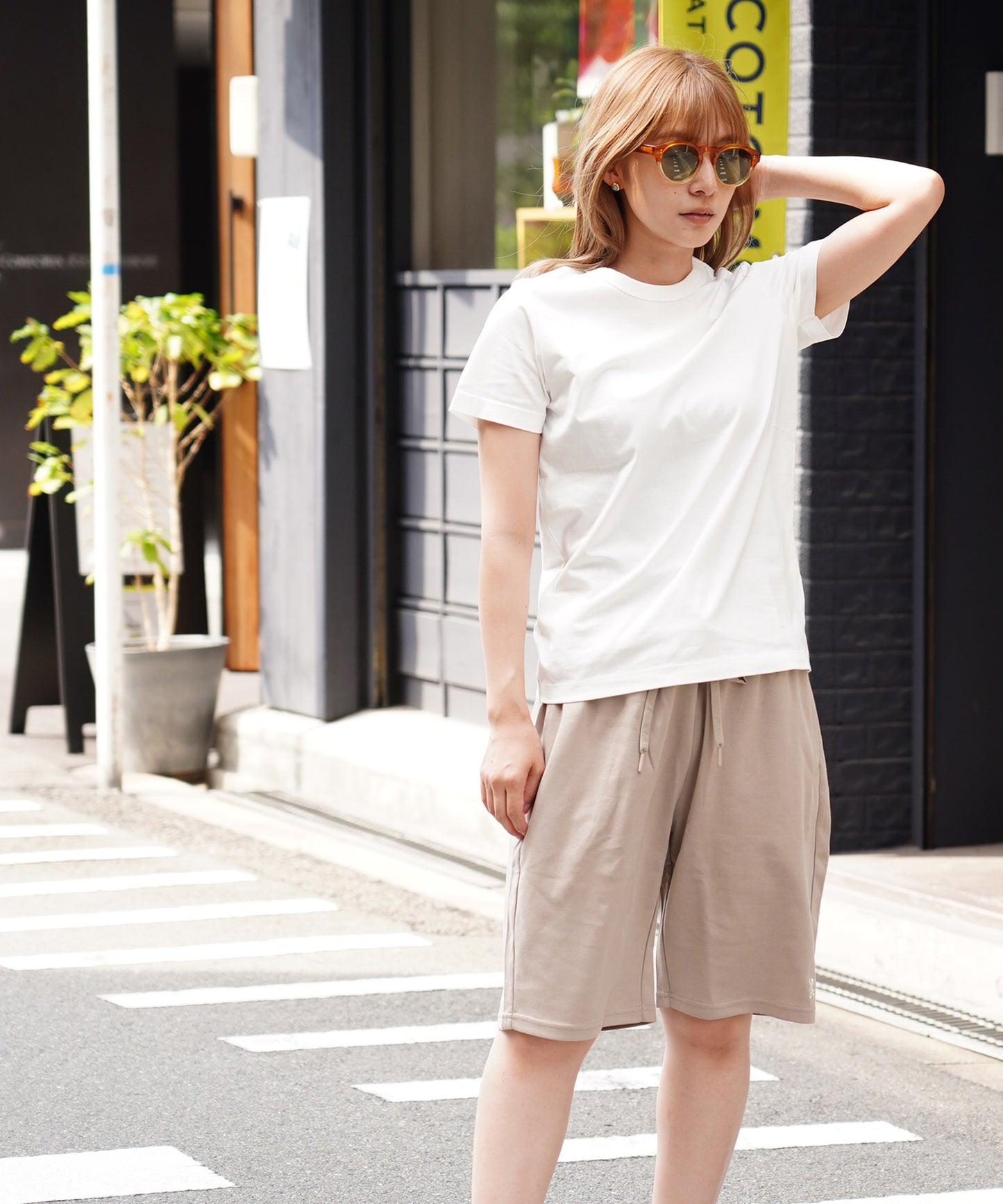 ダブルニットショートパンツ(接触冷感、抗菌加工)