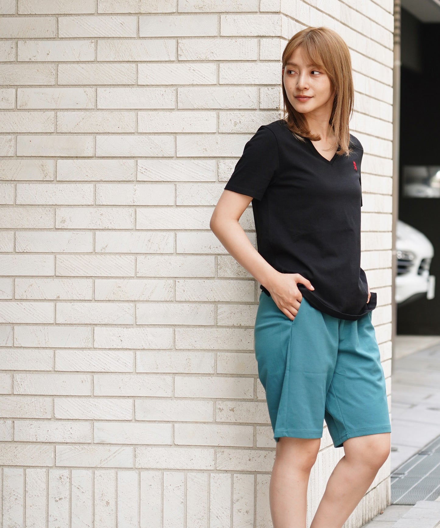 ダブルニットショートパンツ(接触冷感、抗菌加工)