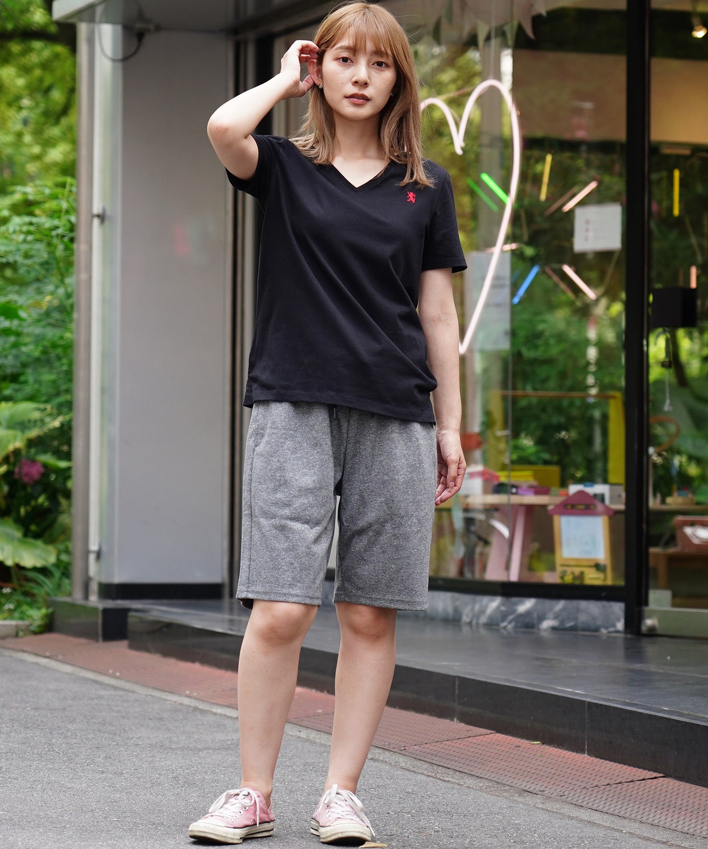 ダブルニットショートパンツ(接触冷感、抗菌加工)