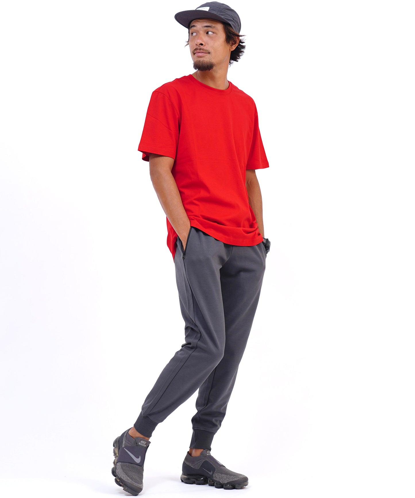 ベーシックコットンクルーネック半袖Tシャツ