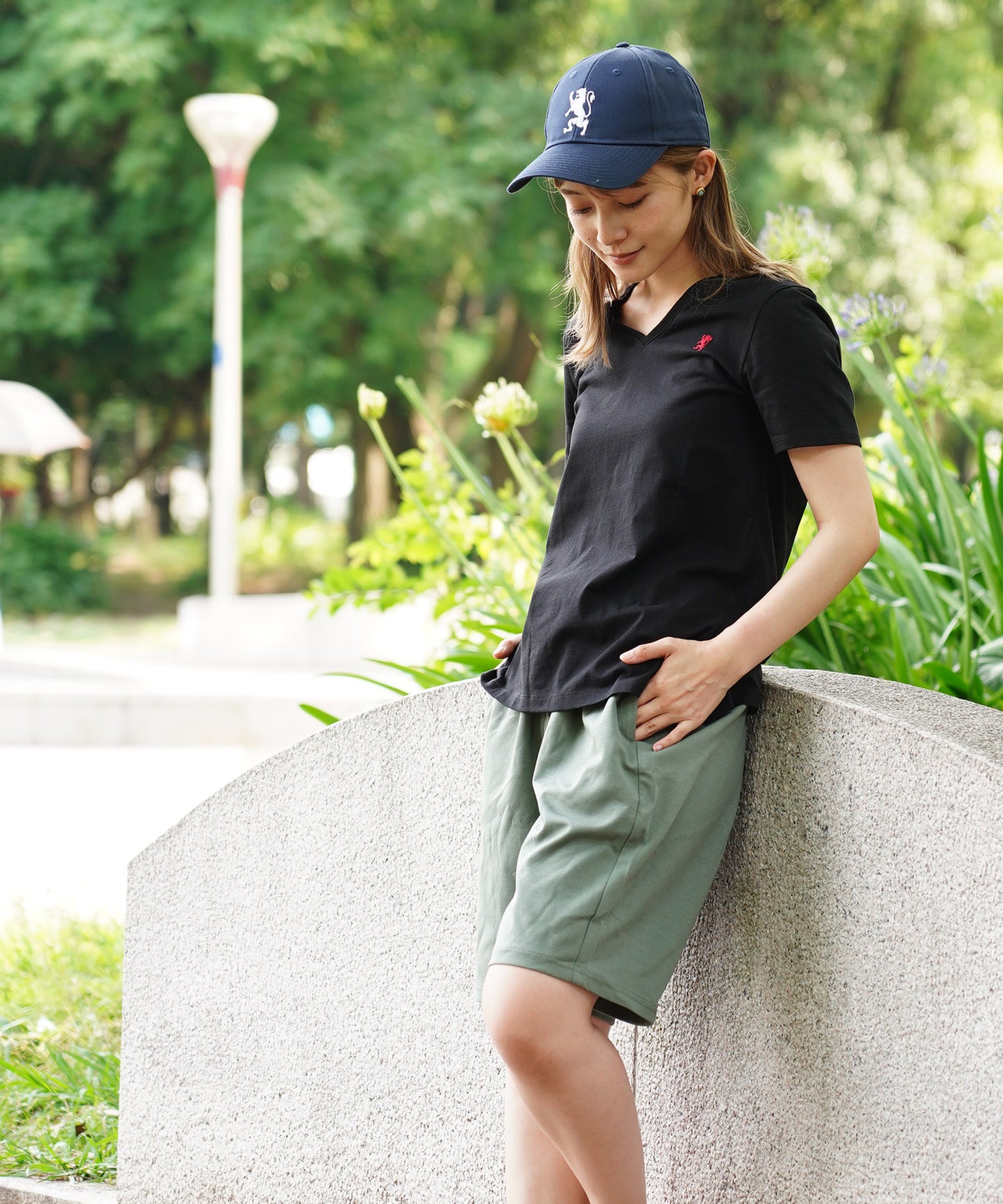 ダブルニットショートパンツ(接触冷感、抗菌加工)