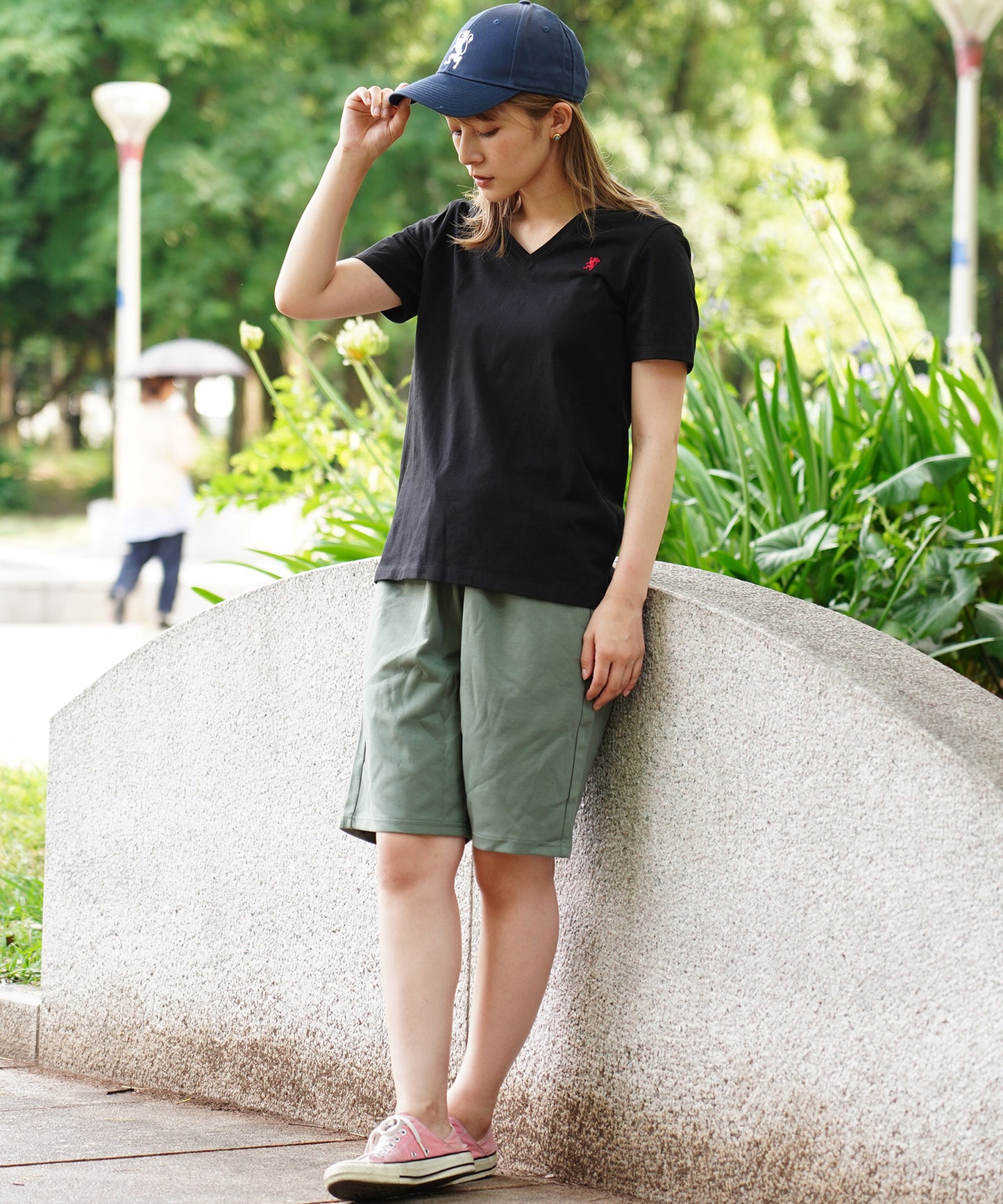 ダブルニットショートパンツ(接触冷感、抗菌加工)