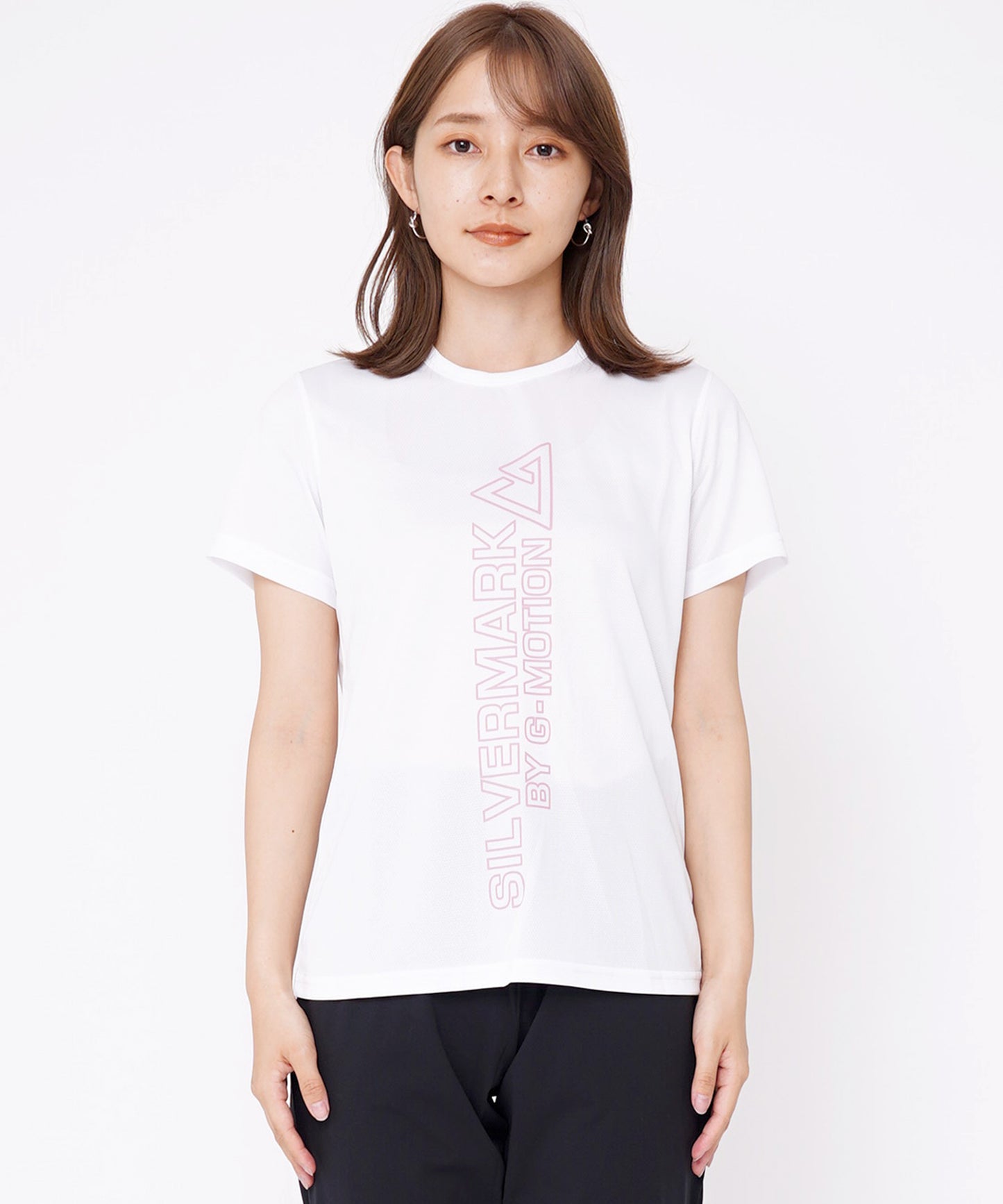 クルーネックドライタッチメッシュ半袖Tシャツ