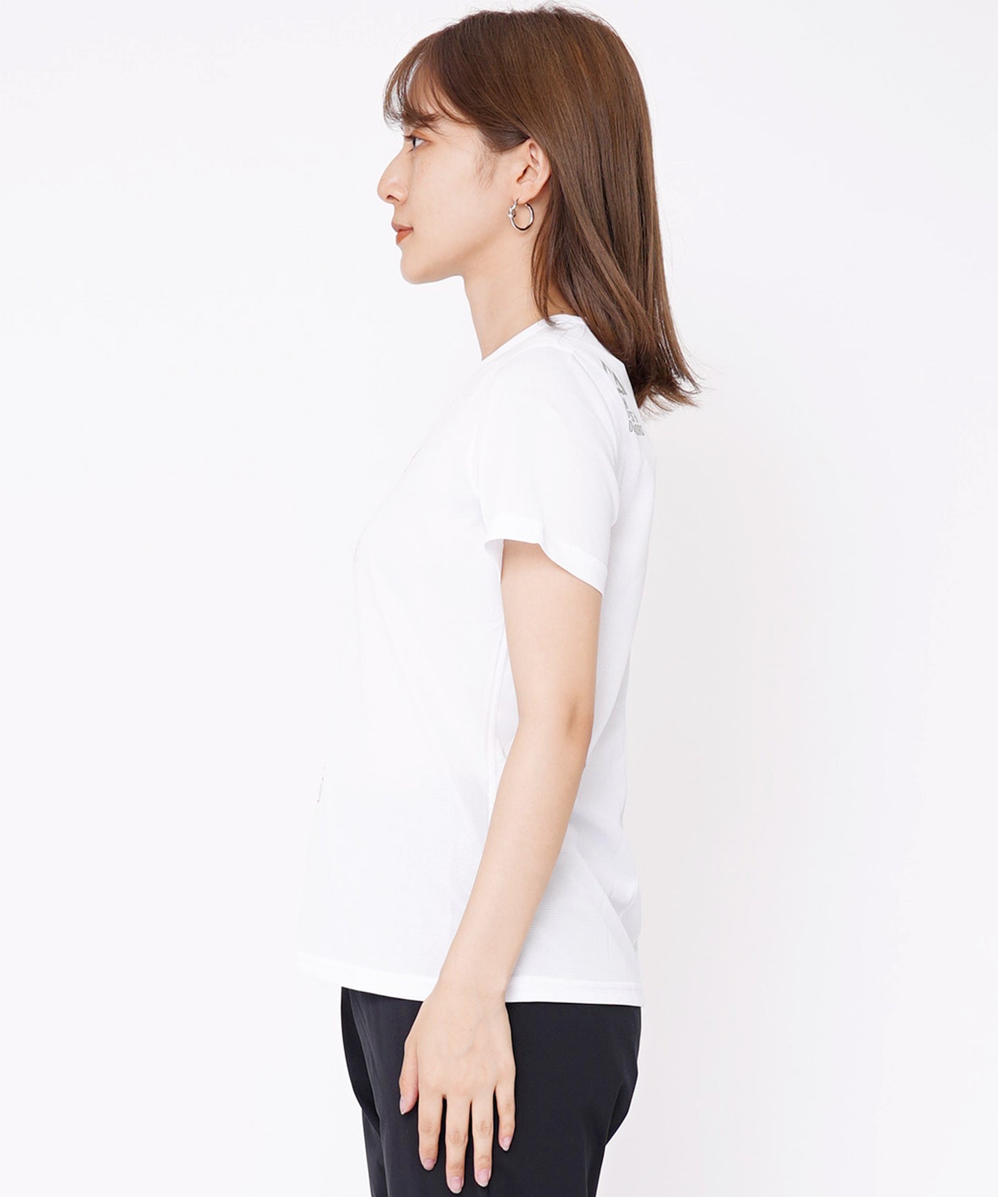 クルーネックドライタッチメッシュ半袖Tシャツ