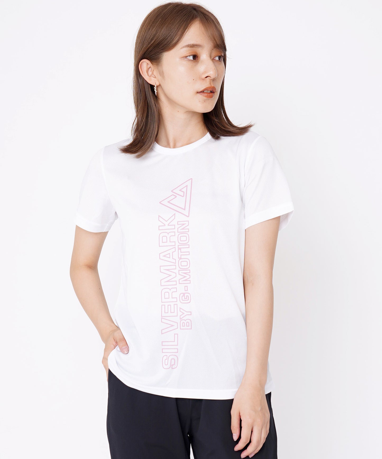 クルーネックドライタッチメッシュ半袖Tシャツ