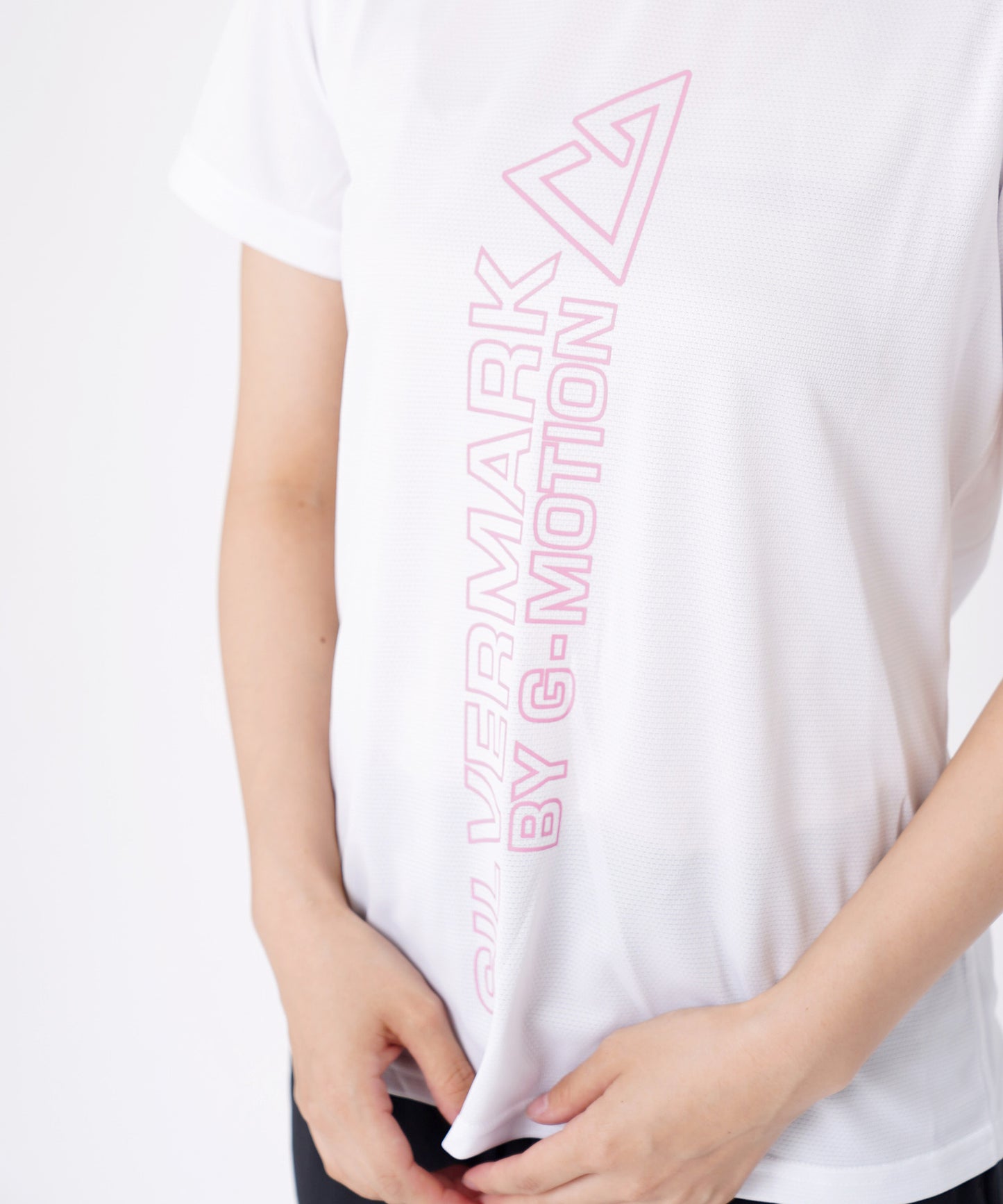 クルーネックドライタッチメッシュ半袖Tシャツ
