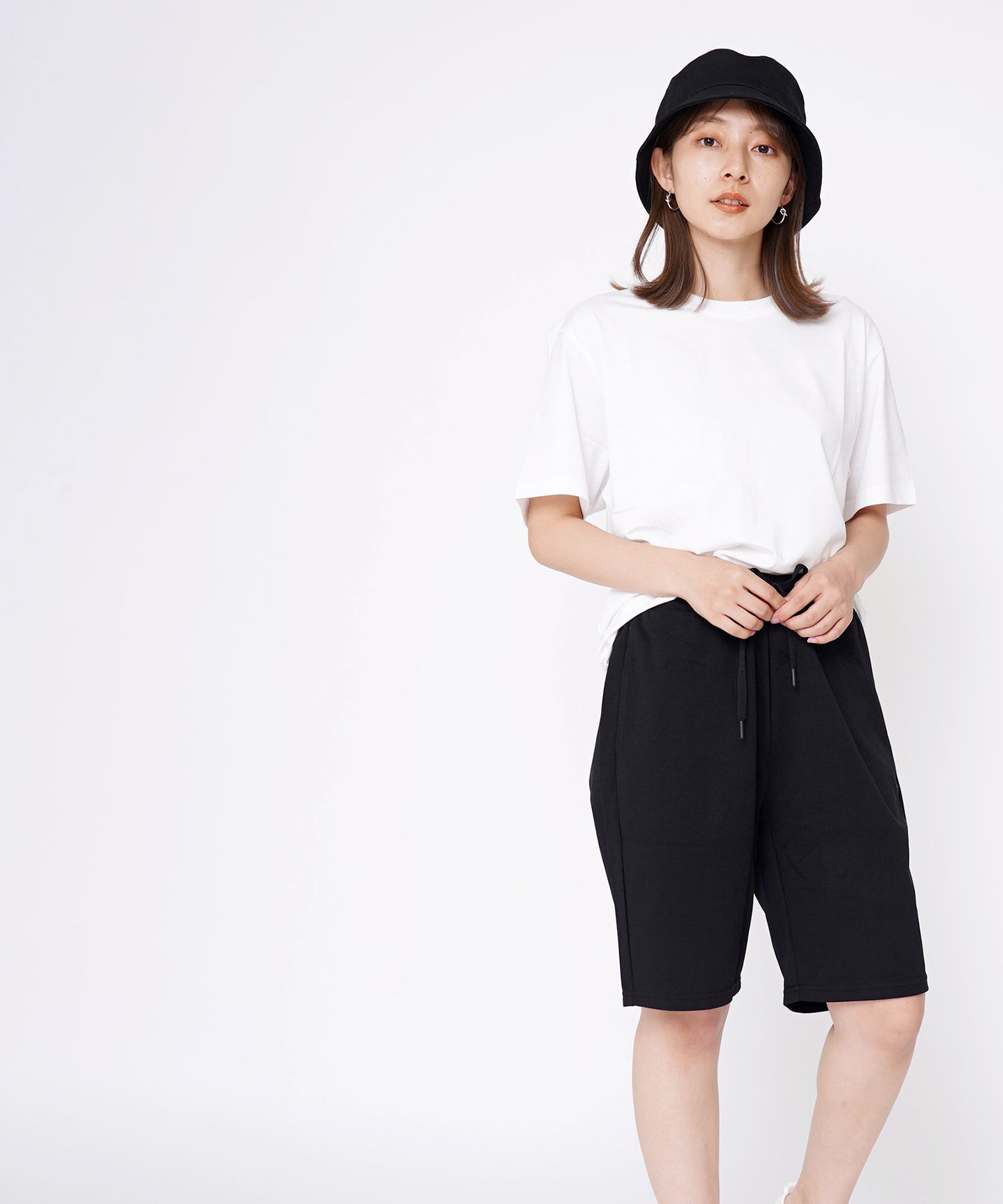 ベーシックコットンクルーネック半袖Tシャツ