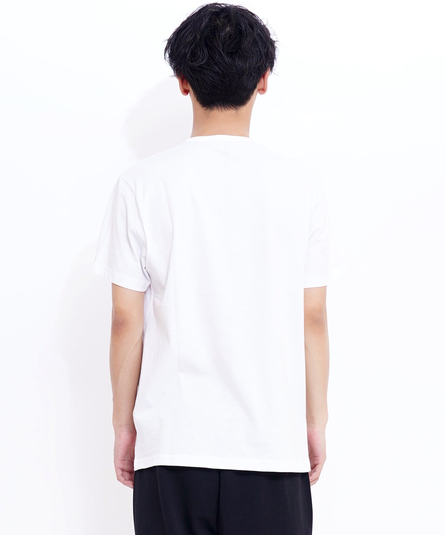 ベーシックコットンクルーネック半袖Tシャツ